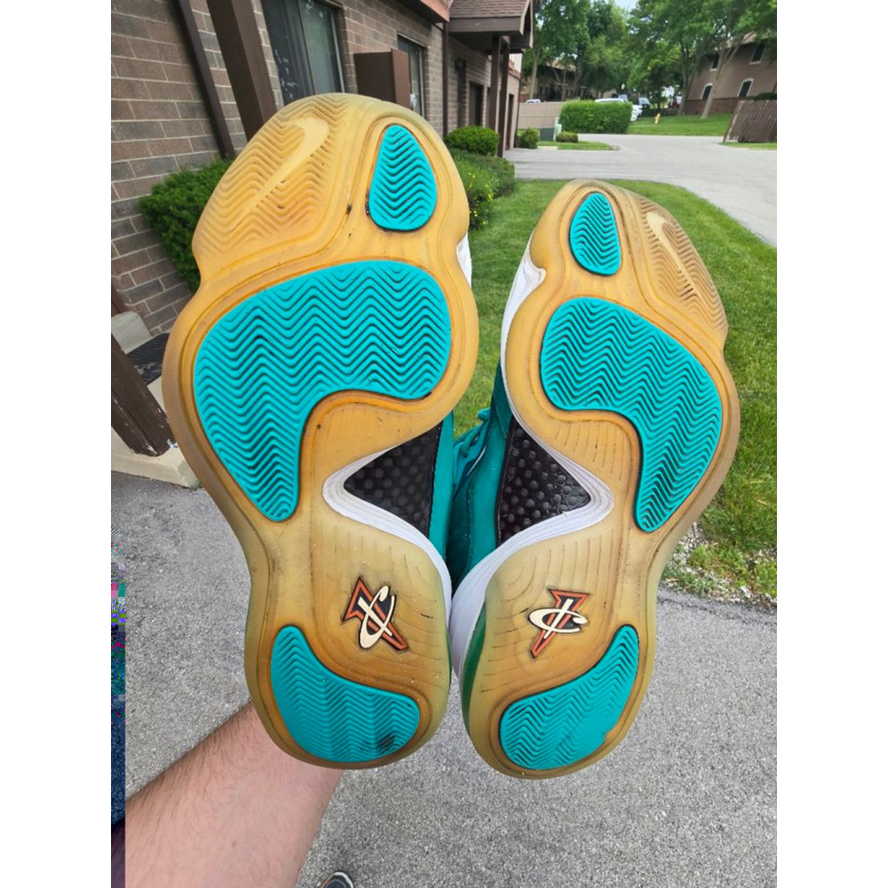 2012 Air Penny 5 'Miami Dolphins' size 9.5 shoes - Picture 6 of 7